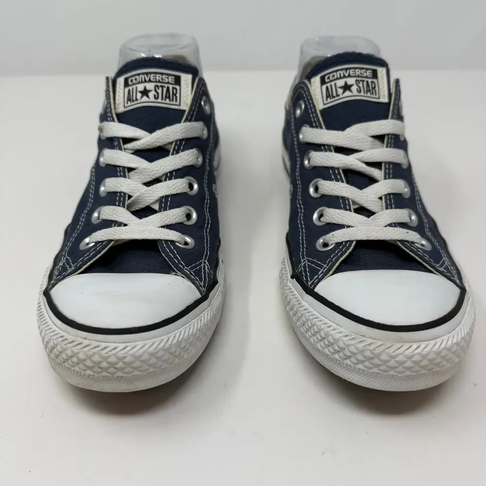 Converse Chuck Taylor Allstars Navy Women's 8.5 Low Top Sneakers - Picture 2 of 10
